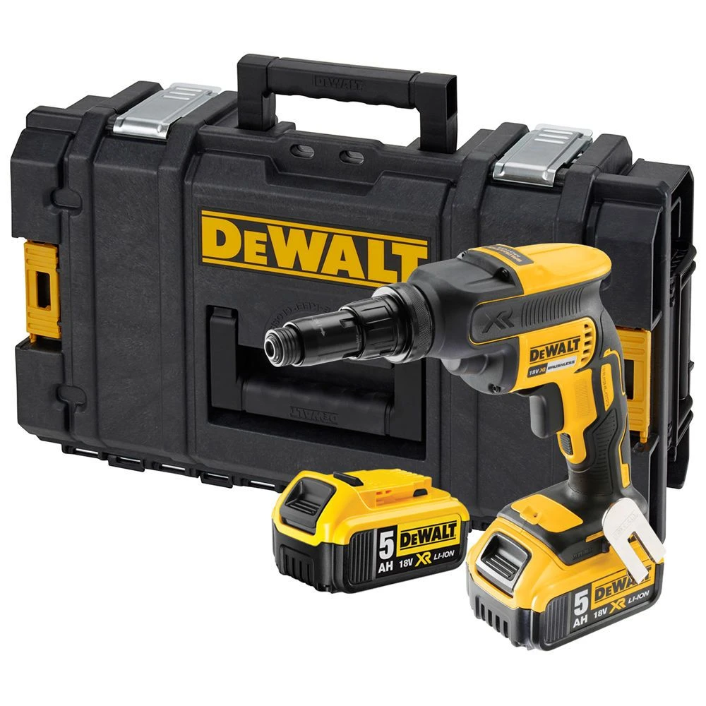 Dewalt DCF622P2 18V Li-Ion Schroefmachine Voor Zelftapschroeven Set (2x 5.0Ah Accu) In TSTAK - DCF622P2-QW