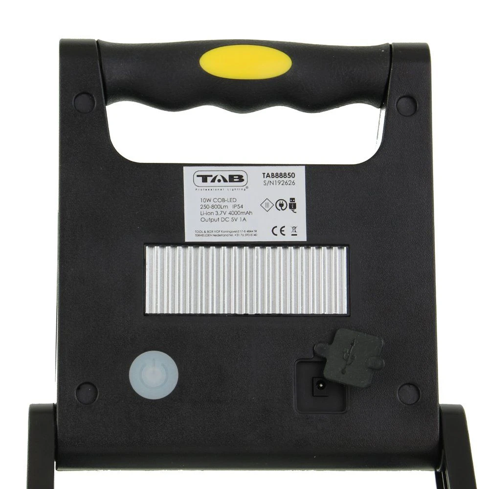 TAB Professional Lighting TAB88850 3,7V Li-Ion Accu LED Servicelamp Met Signaalfunctie - 800Lm - Afbeelding 4