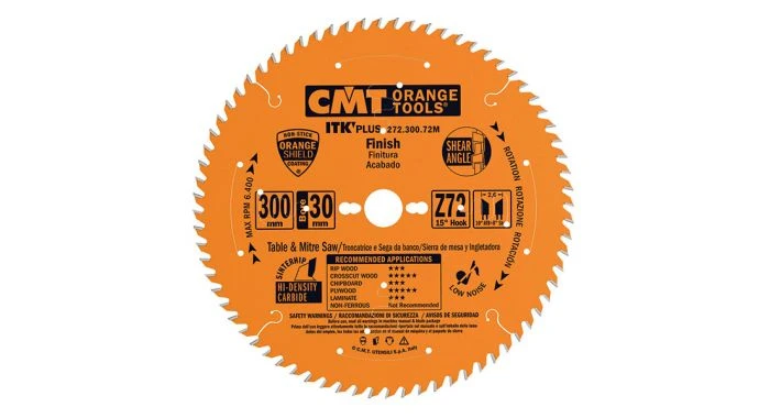 CMT 272.160.40H Ultra ITK Plus Cirkelzaagblad - 160 X 20 X 40T - Hout/Multiplex