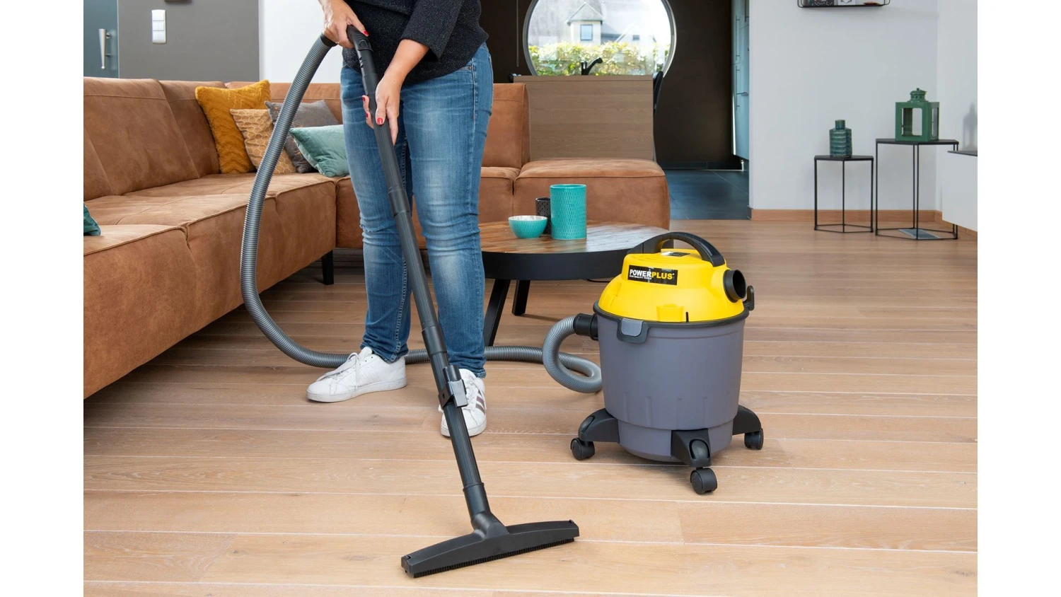 Powerplus POWX321 Bouwstofzuiger - Nat/Droog - 1000W - 18L - Afbeelding 9