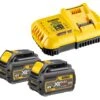 DeWalt DCB118T2 18V / 54V FlexVolt Li-Ion Accu Starterset (2x 6.0Ah) + Lader - DCB118T2-QW