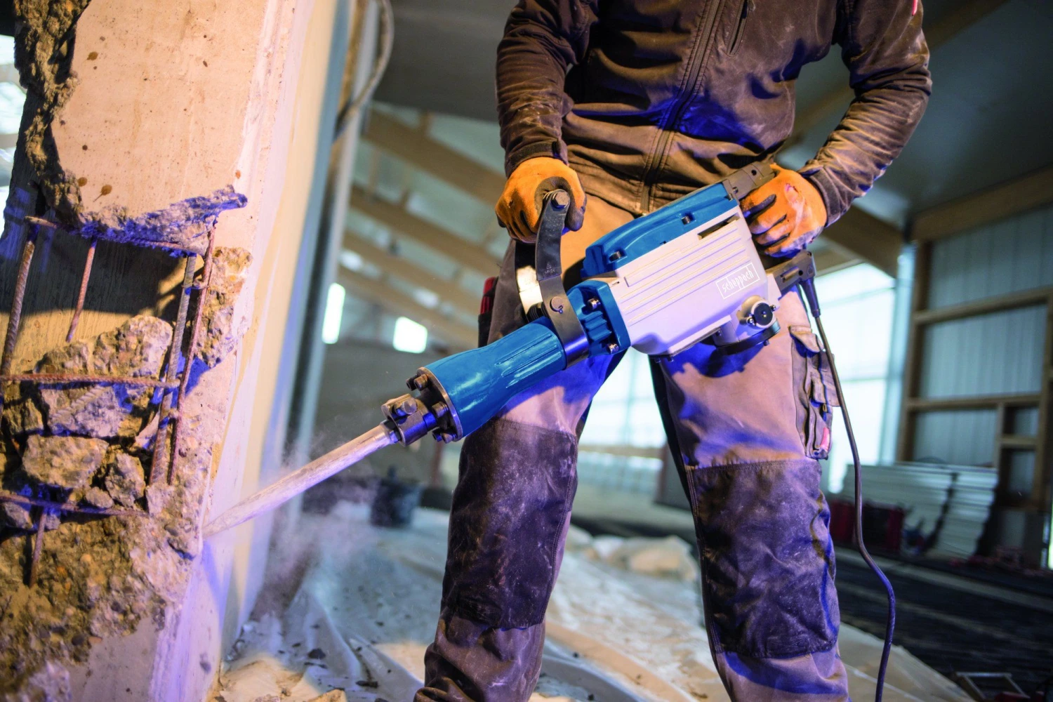 Scheppach AB1700 SDS-Max Sloophamer In Koffer - 1700W - 50J - 5908203901 - Afbeelding 7