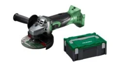 HiKOKI G18DSL2W3Z Accu Haakse Slijpmachine - 18 V / 125 Mm - Exclusief Lader En Accu's - In HSC II Koffer