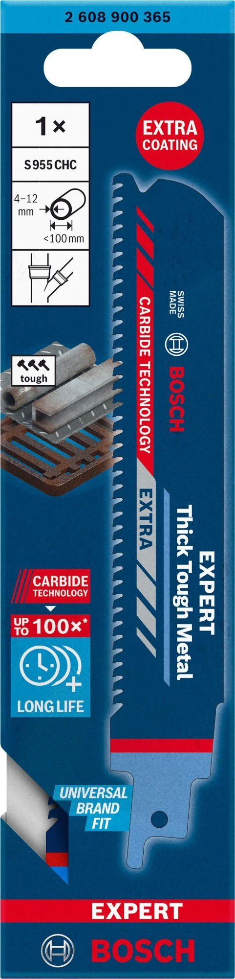 Bosch 2608900365 EXPERT Reciprozaagblad S955CHC Thick Tough Metal - Afbeelding 2