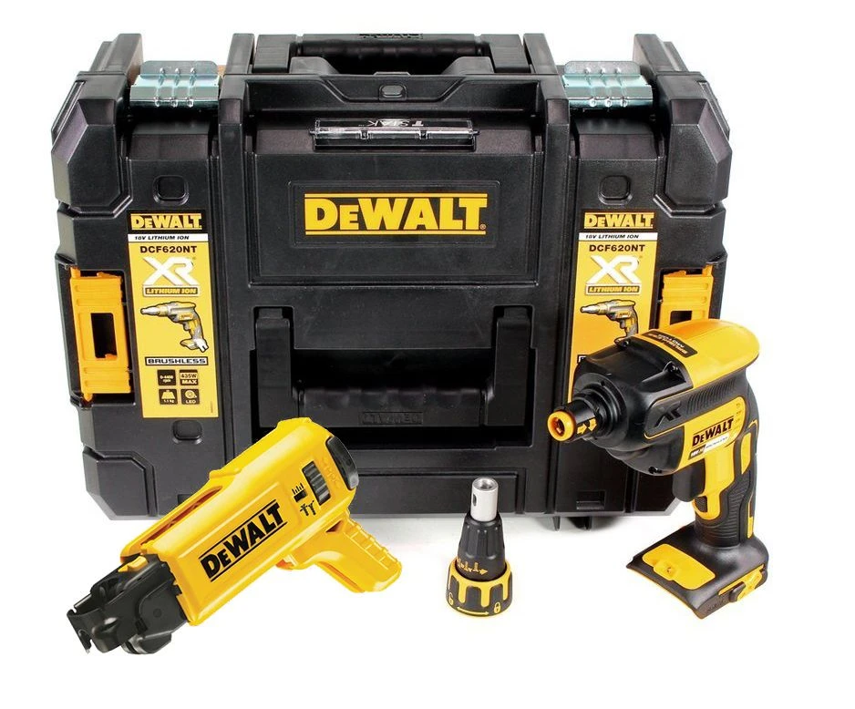 DeWalt DCF620D2K 18V Li-Ion Accu Gipsschroefmachine / Bandschroefmachine Set (2x 2.0Ah Accu) In TSTAK - Koolborstelloos - 25-57mm - DCF620D2K-QW - Afbeelding 2