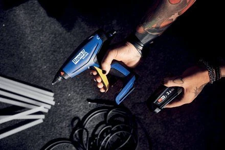 Rapid BGX500 18V Li-ion Accu Lijmpistool Set (2.5Ah Accu) In Koffer- Power4All - Afbeelding 3