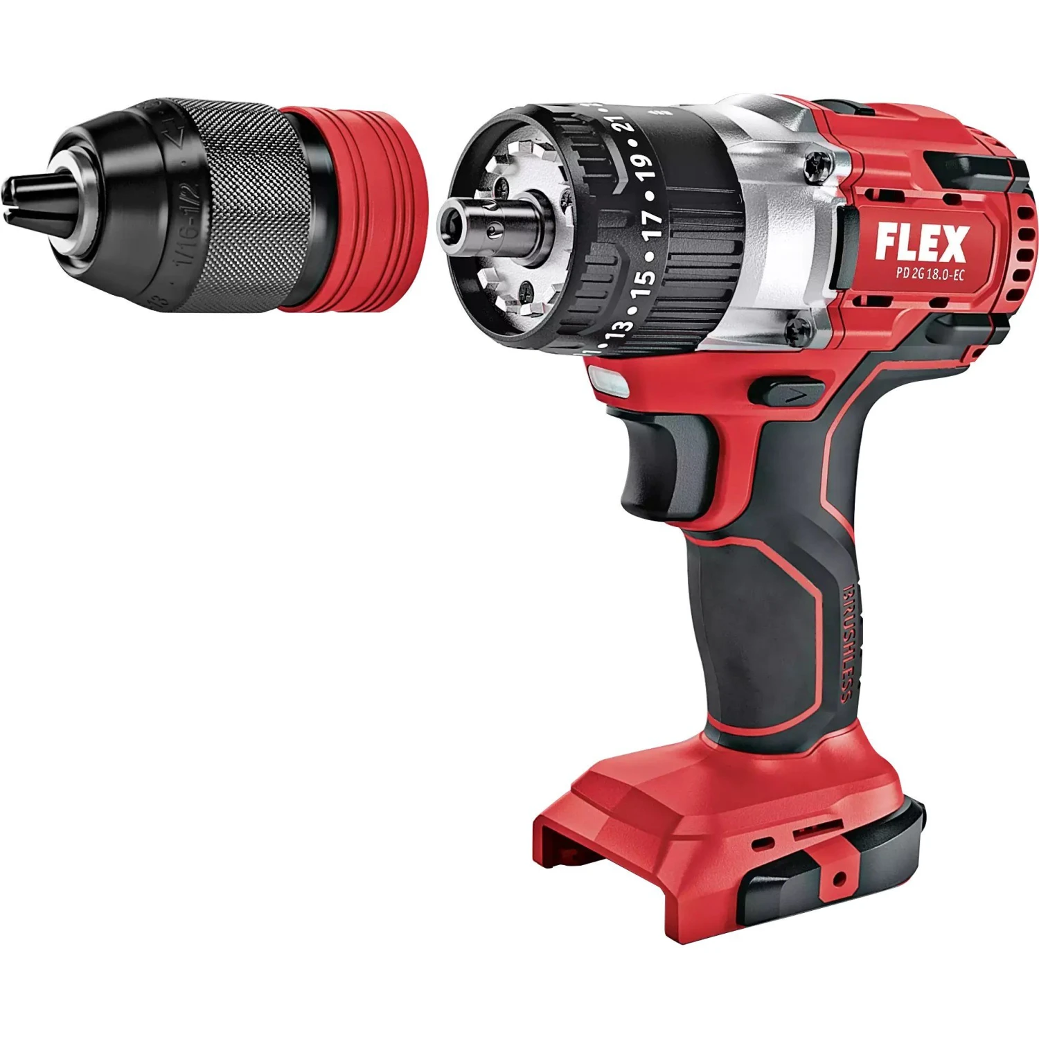 Flex PD 2G 18.0-EC/5.0 Set Li-Ion Accu Klopboor-/schroefmachine Body In L-boxx - 18V - 90Nm - Afbeelding 2
