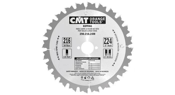 CMT 290.150.12H HW Schulpzaagblad - 150 X 20 X 12T - Hout