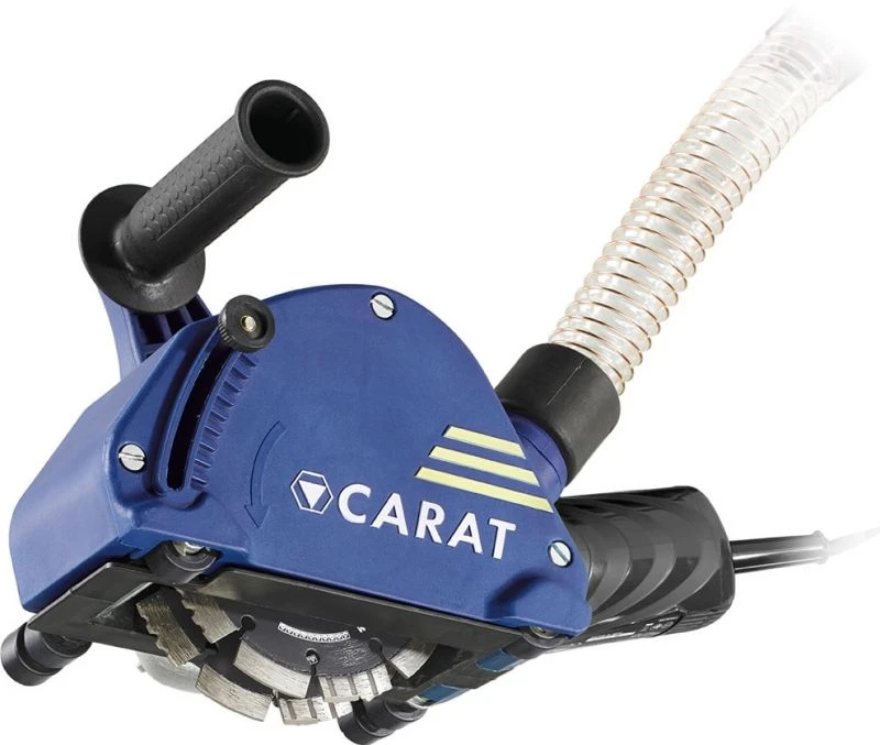 Carat SL-1253 Dustec Sleuvenzaagmachine Incl. 2 Diamantzaagbladen - 1500W - 125 X 22,2mm - MZSL12530S