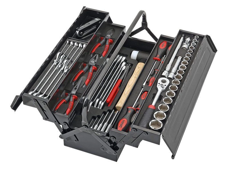 Sonic 706201 Gevulde Gereedschapskist 5 Vaks - 62 Delig