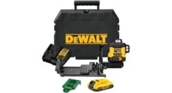 DeWALT CLE34031D1-QW 18V Li-ion Accu Zelfnivellerende Kruislijnlaser Set (1x 2.0Ah) - 3x360° - Groen