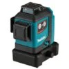 Makita SK700D 12V Max Li-Ion Accu Kruislijnlaser Body In Tas - Zelfnivellerend - Rood 3x360°- 25m