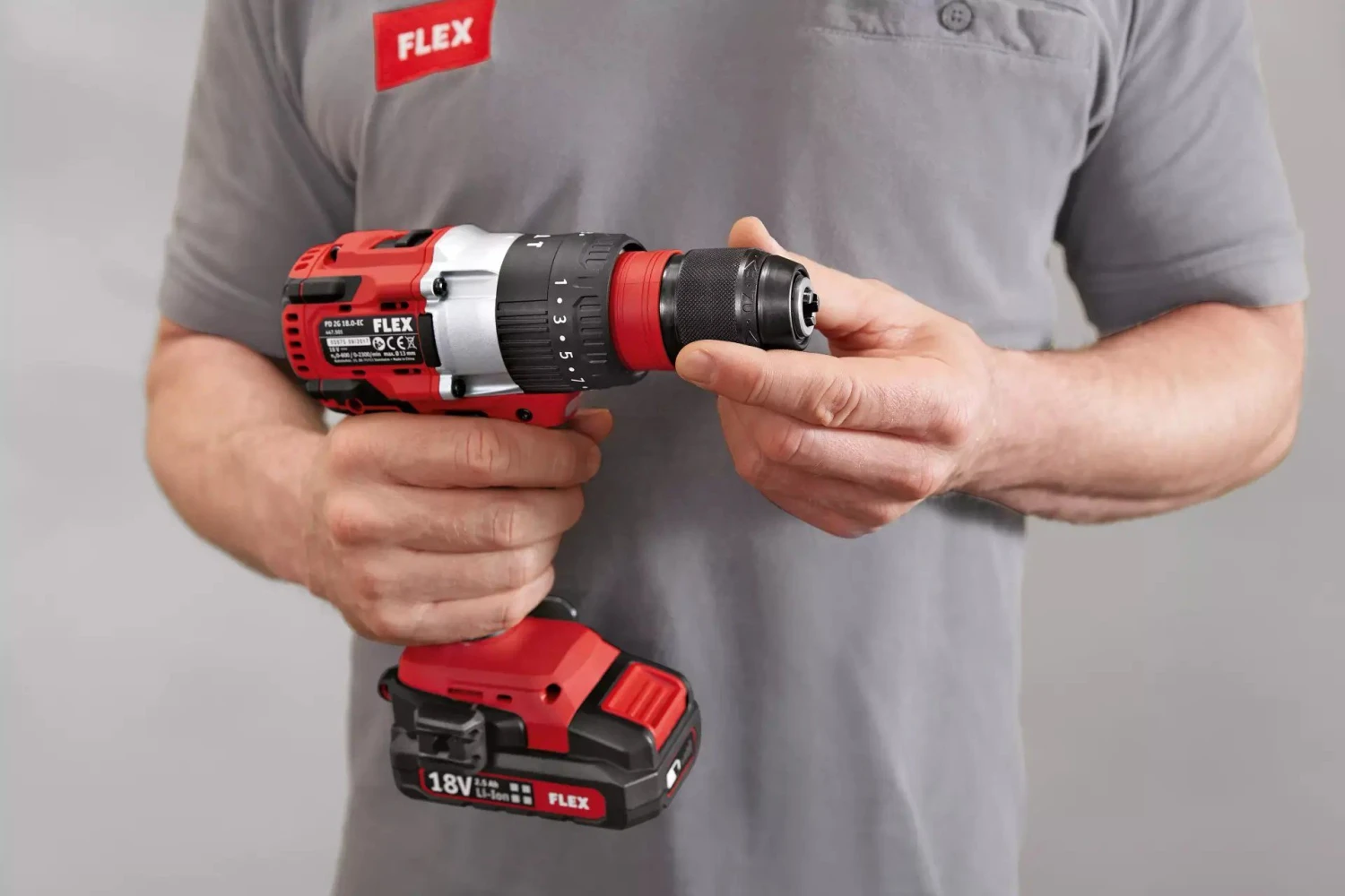 Flex PD 2G 18.0-EC/5.0 Set Li-Ion Accu Klopboor-/schroefmachine Body In L-boxx - 18V - 90Nm - Afbeelding 3