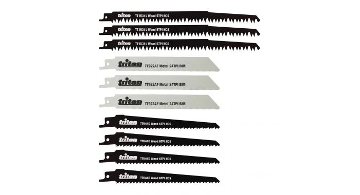 Triton 465874 10-delige Reciprozaagbladenset