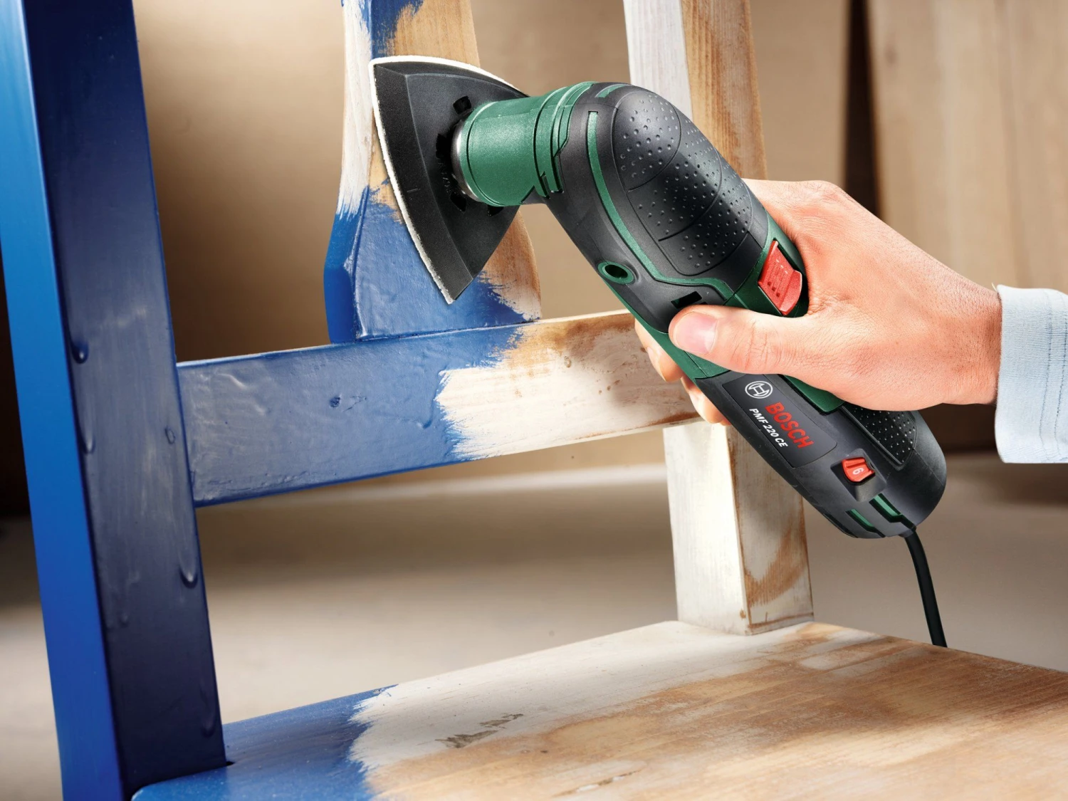 Bosch PMF 220 CE Multitool + 6-delige Accessoiresset In Koffer - 220 W - 0603102000 - Afbeelding 5