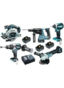 Makita DLX5023TJ 18V Li-Ion Accu 5 Delige Combiset (3x 5,0Ah Accu) In Mbox