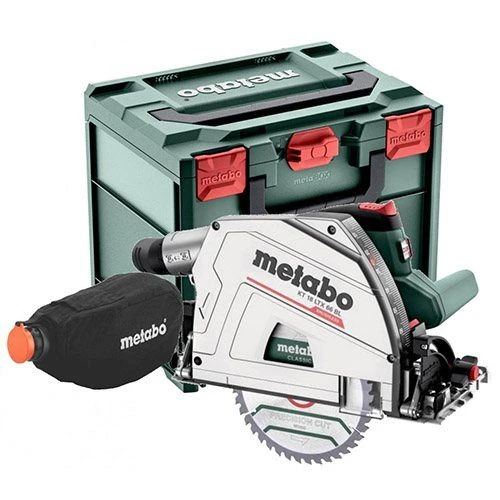 Metabo KT 18 LTX 66 BL 18V Li-ion Accu Invalcirkelzaag Set (2x 8.0Ah Accu) In MetaBox - 165 X 20mm - Koolborstelloos - Afbeelding 2