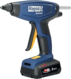 Rapid BGX500 18V Li-ion Accu Lijmpistool Set (2.5Ah Accu) In Koffer- Power4All