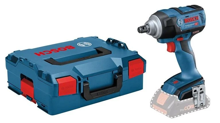 Bosch GDS 18V-300 18V Li-Ion Accu Slagmoersleutel Set (2x 4.0Ah Accu) In L-Boxx - 1/2" - 300Nm - 06019D8202 - Afbeelding 2