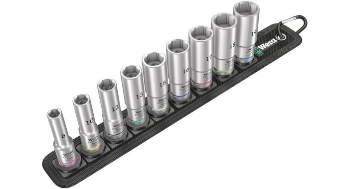 Wera 5004545001 Belt B Deep 1 9-delige Doppenset Incl. Houder - 3/8" - 05004545001