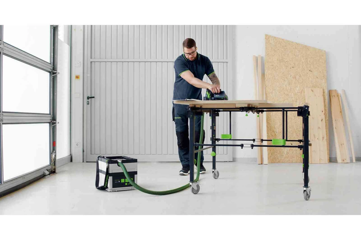 Festool CTLC SYS I-Basic 36V (2x18V) Li-Ion Accu Stofzuiger Body- 2400l/min - 576936 - Afbeelding 5