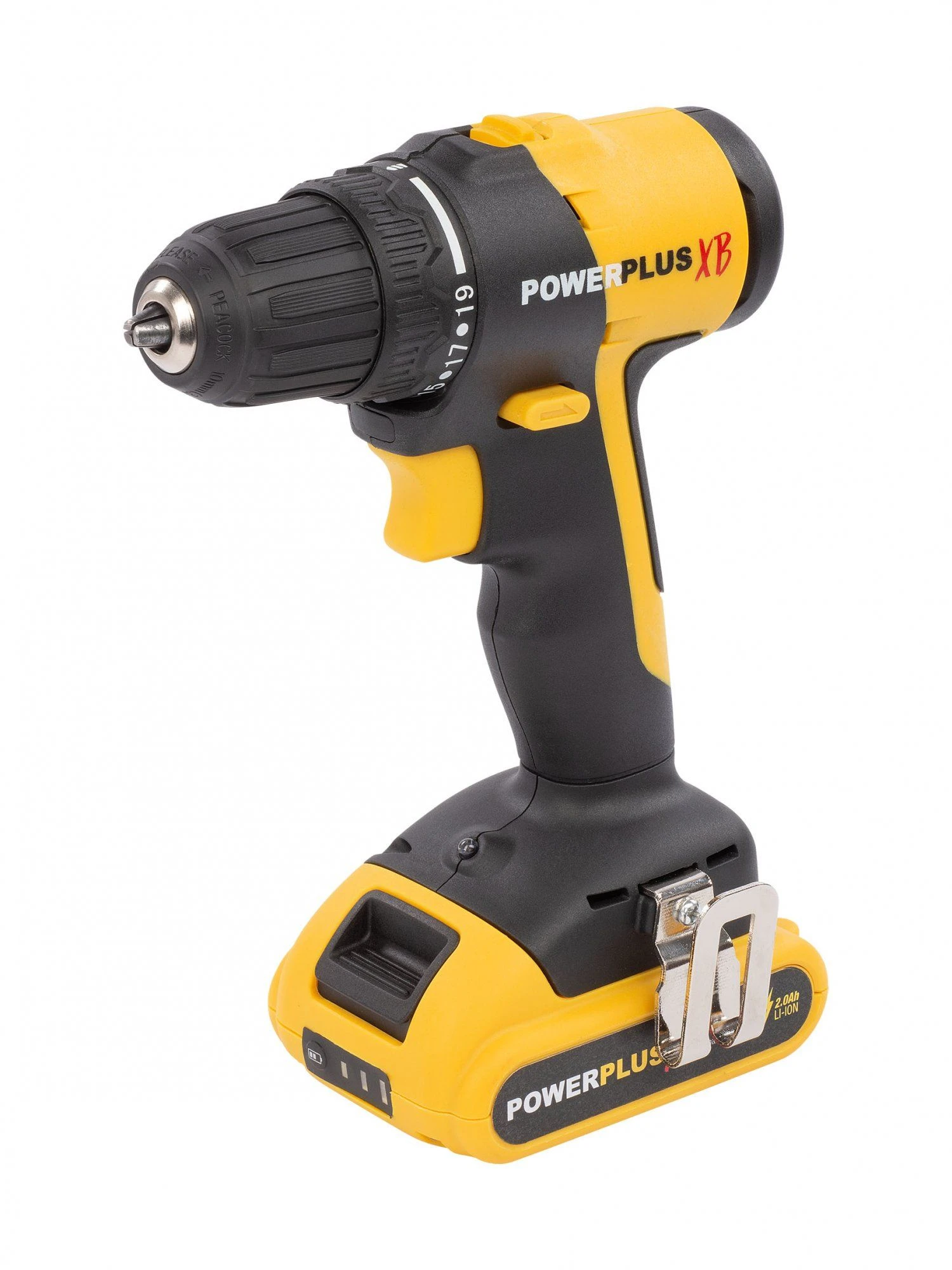 Powerplus POWXBBOX10 20V Accu Combiset (schroef-/boormachine & Multitool) (1x 4,0Ah) In Koffer - Afbeelding 6