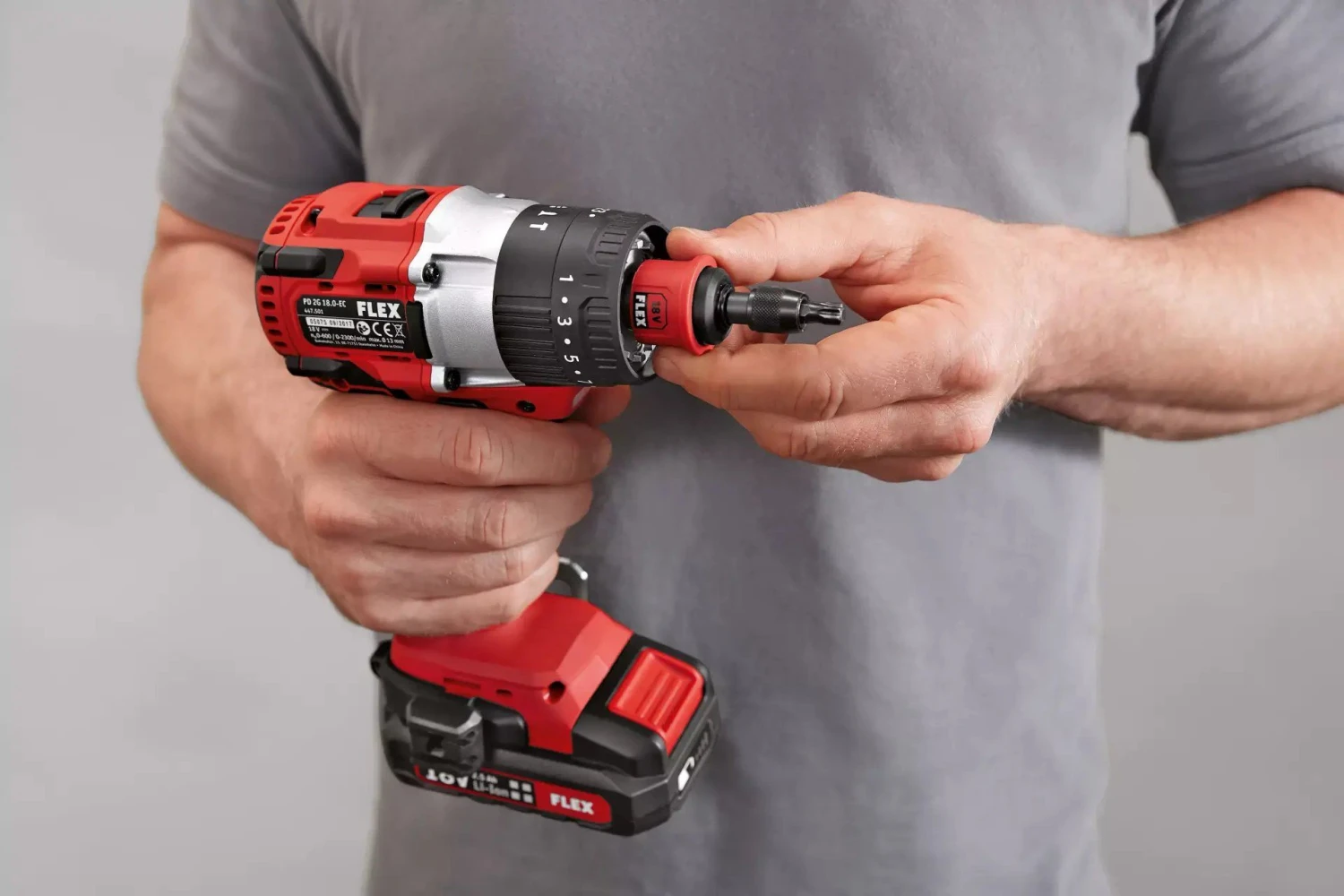 Flex PD 2G 18.0-EC/5.0 Set Li-Ion Accu Klopboor-/schroefmachine Body In L-boxx - 18V - 90Nm - Afbeelding 5