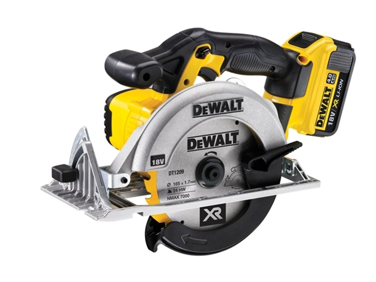 DeWalt DCS391M2 18V Li-Ion Accu Cirkelzaag Set (2x 4.0Ah Accu) In Koffer - 165mm - DCS391M2-QW