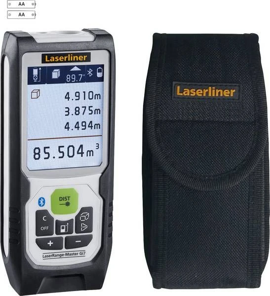 Laserliner LaserRange-Master Gi7 Pro Laserafstandsmeter Met Bluetooth - Groene Laser - 70m - 080.837A