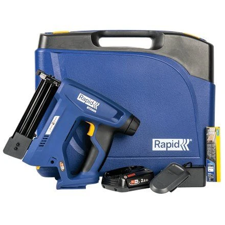 Rapid BTX606 18V Li-ion Accu Tacker Set (2.5Ah Accu) In Koffer - Power4All - Afbeelding 4