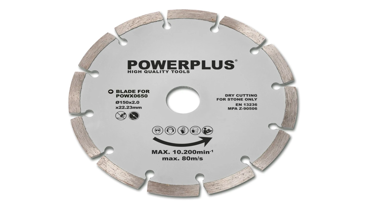 Powerplus POWX0650 Muurfrees - 1800W - 2x150 Mm - Afbeelding 5