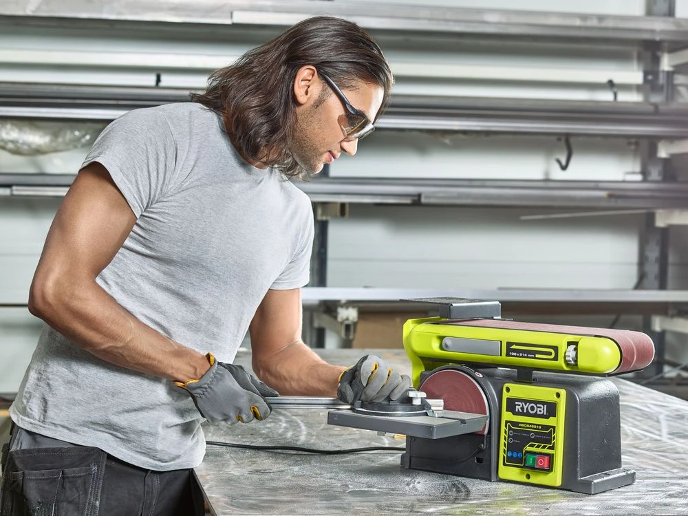 Ryobi RBDS4601G Bandschuur En Slijpmachine - 375W - Afbeelding 2