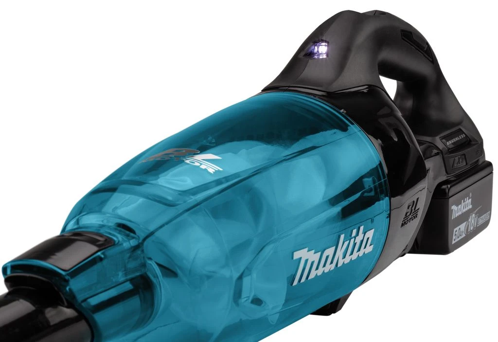 Makita DCL281FRTB 18V Li-Ion Accu Steelstofzuiger Zwart Set (1x 5,0Ah) - 1500l/min - Koolborstelloos - Afbeelding 5