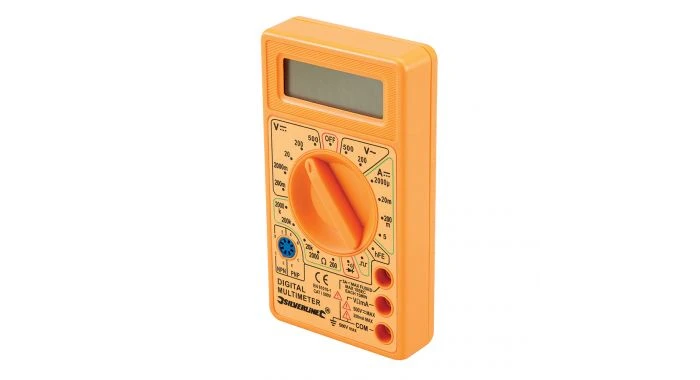 Silverline 589681 Digitale Multimeter - AC/DC 500V & DC 5A