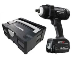 Panasonic EY7552LJ2S 14,4-18V Li-Ion Accu Slagmoersleutel Set (2x 5.0Ah Accu) In Systainer - 470Nm - 1/2''