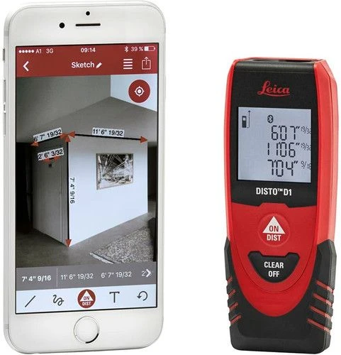 Leica Disto D1 Laserafstandsmeter - Bluetooth - 40m - 843418 - Afbeelding 3