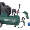 Metabo Basic 250-24 W OF SET Compressor + LPZ-4 Toebehorenset - 1500W - 8 Bar - 24L - 100 L/min - 690865000