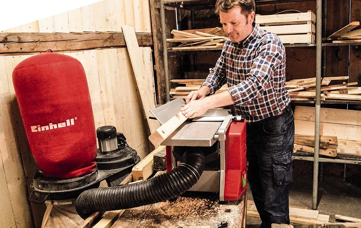 Einhell TC-SP 204 Vlak- En Vandiktebank - 1500W (240V) - 4419955 - Afbeelding 4