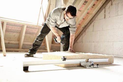 Festool ISC 240 HPC4,0 EBI-Plus 18V Li-Ion Accu Isolatiezaagmachine Set (2x 4,0Ah) In Systainer - 240mm - 576569 - Afbeelding 2