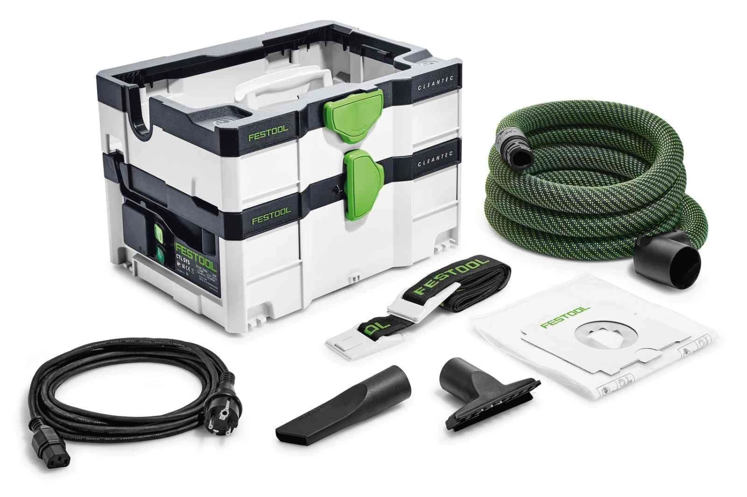 Festool CTMC SYS HPC 4,0 I-Plus 36V (2x18V) Li-Ion Accu Stofzuiger Set (4x4.0Ah) - 2400L/min - M-klasse - 576942 - Afbeelding 5