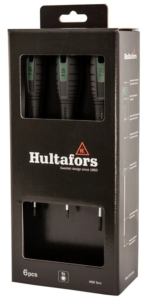Hultafors HSS Torx® Schroevendraaierset - 6 Stuks - 444435 - Afbeelding 2