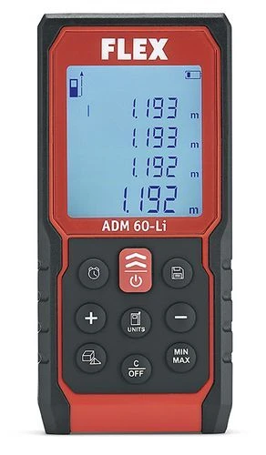 Flex ADM 60 LI Afstandsmeter Met Ingebouwde Batterij - 60m - 447862 - Afbeelding 2
