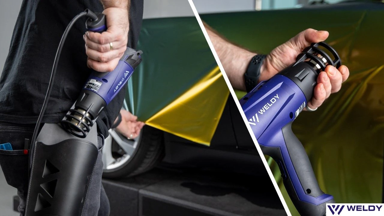 Weldy HG 330-B Heteluchtpistool Car Wrapping Kit - 1600W - Afbeelding 9
