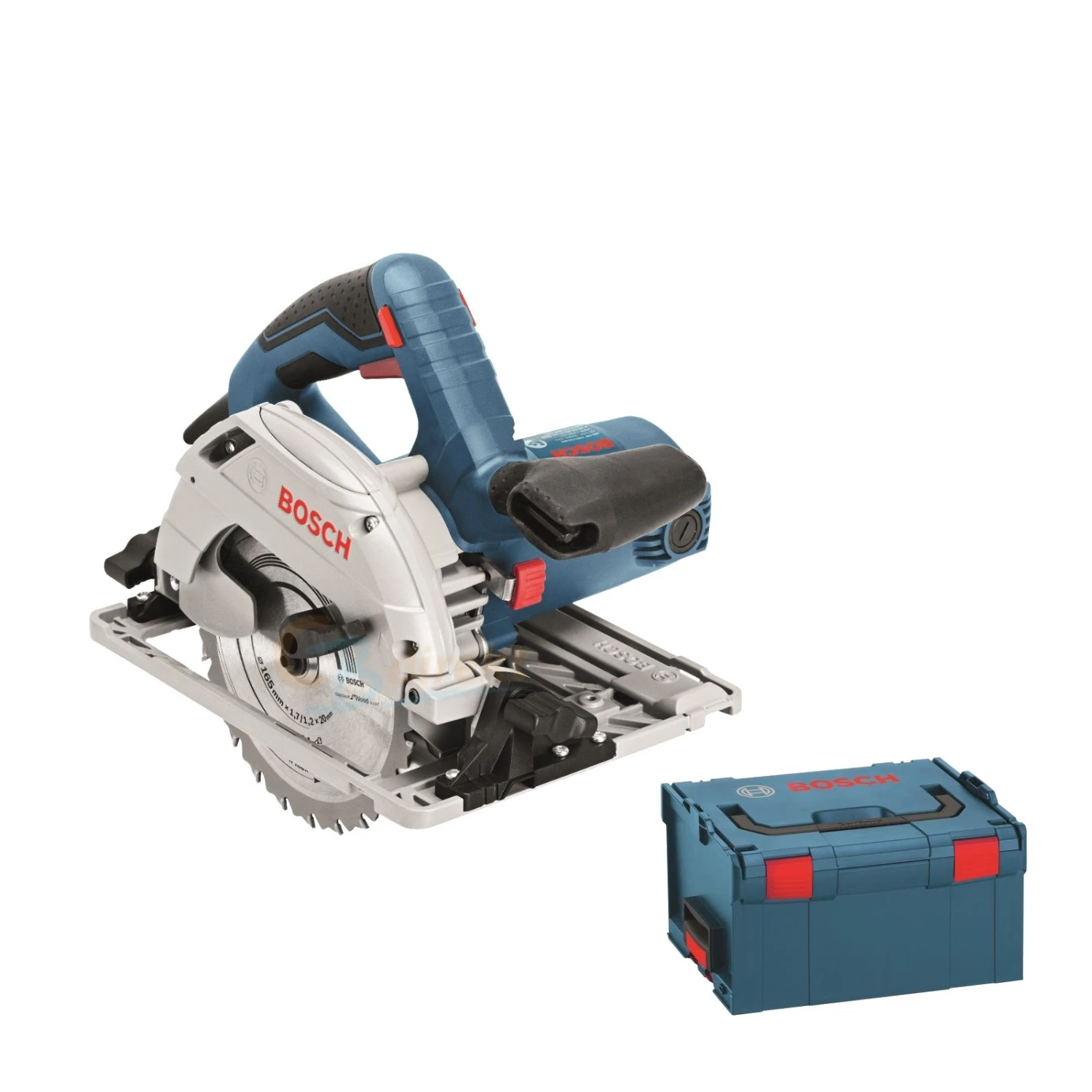 Bosch GKS 55+ GCE Cirkelzaag In L-Boxx - 1350W - 165mm Met Extra Cirkelzaagblad - Afbeelding 2