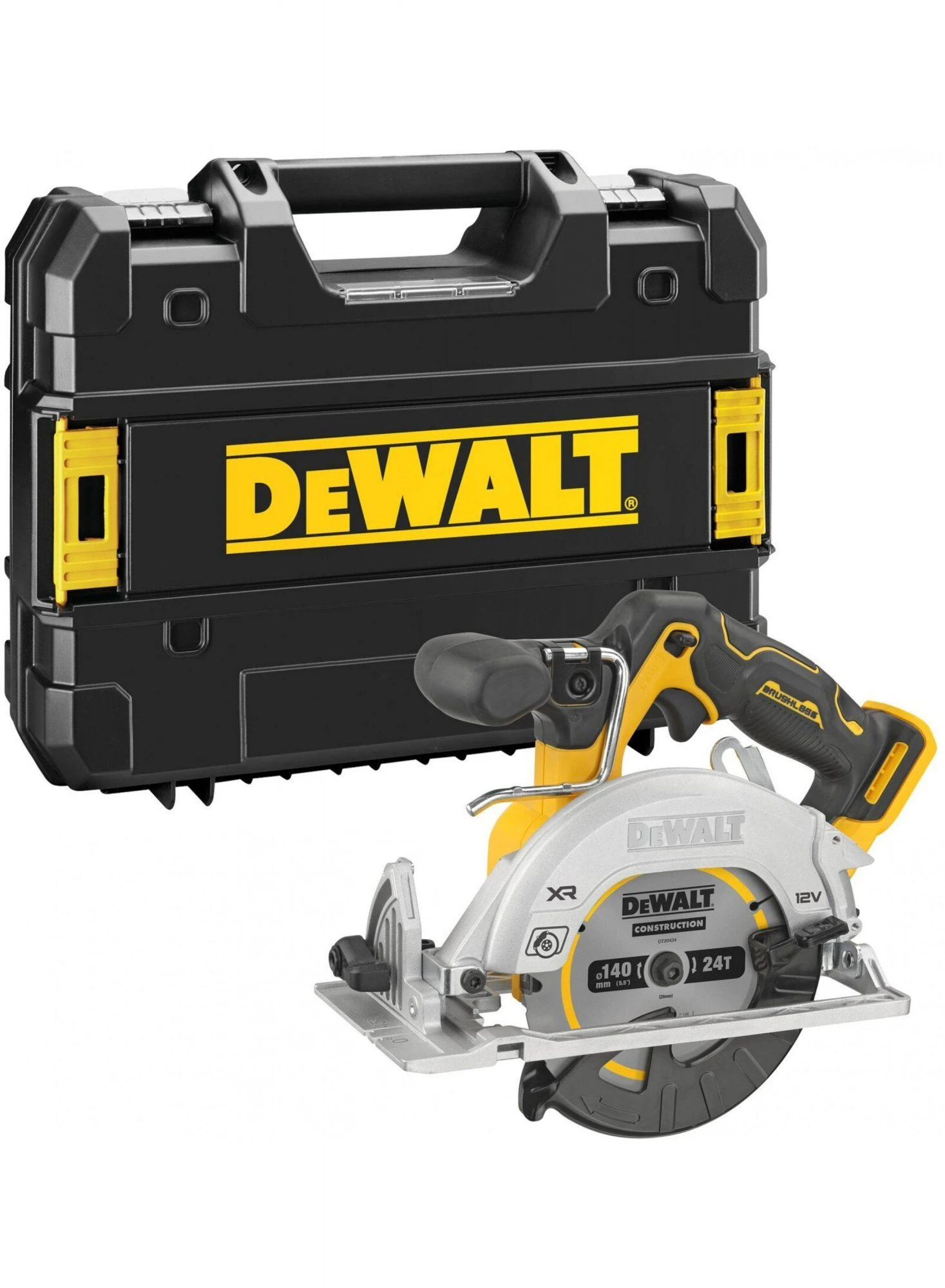 DeWALT DCS512P2-QW 12V Li-ion Accu Cirkelzaag Set (2x 5.0Ah) In TSTAK Koffer - 140mm - Afbeelding 2