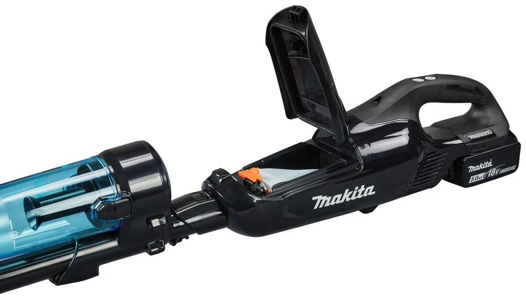 Makita DCL281FSYB 18V Li-ion Accu Steelstofzuiger Set (1x 1.5Ah) - Zwart - Afbeelding 5