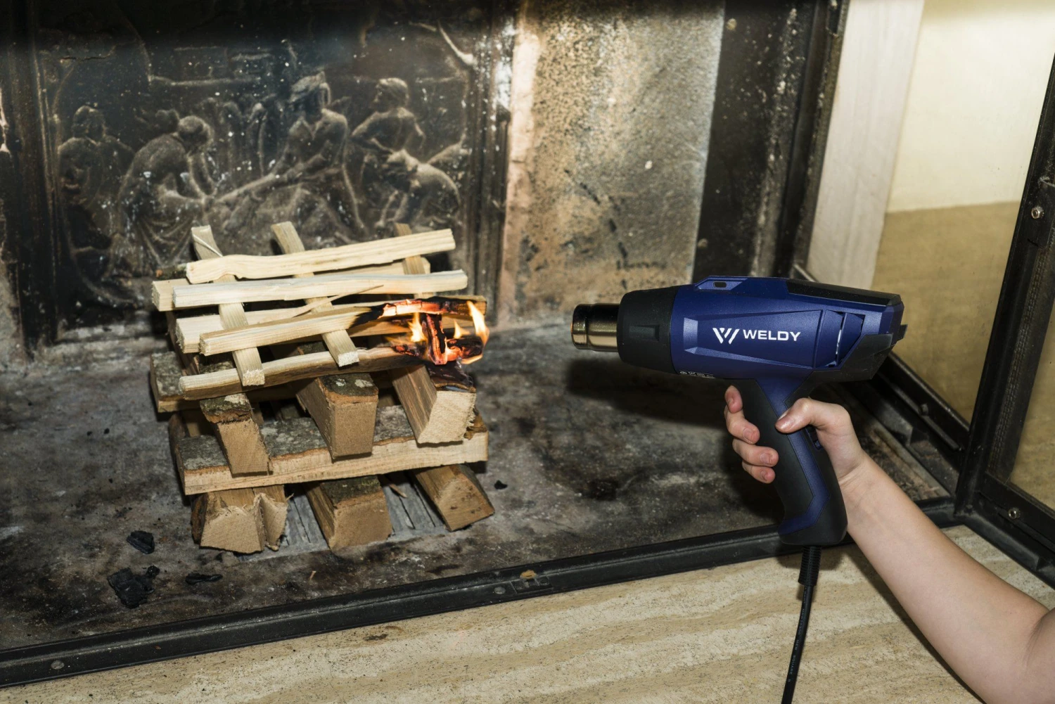 Weldy HG 330-B Heteluchtpistool Car Wrapping Kit - 1600W - Afbeelding 7