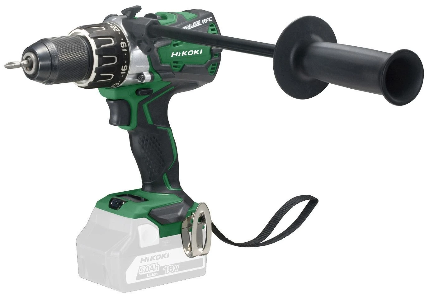 HiKOKI WR36DAW2PZ 36V Multivolt Li-Ion Accu Slagmoersleutel & Boor-/schroefmachine Combiset (3x 2,5/5,0Ah Accu) In HSC II - Koolborstelloos - Afbeelding 3