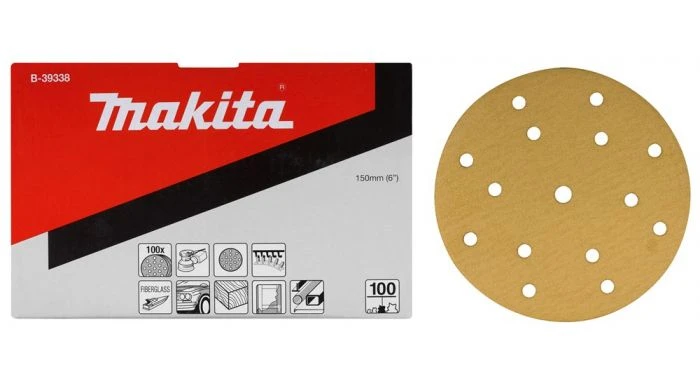 Makita B-39338 Schuurschijf - Velcro - K100 - 150mm (100st)