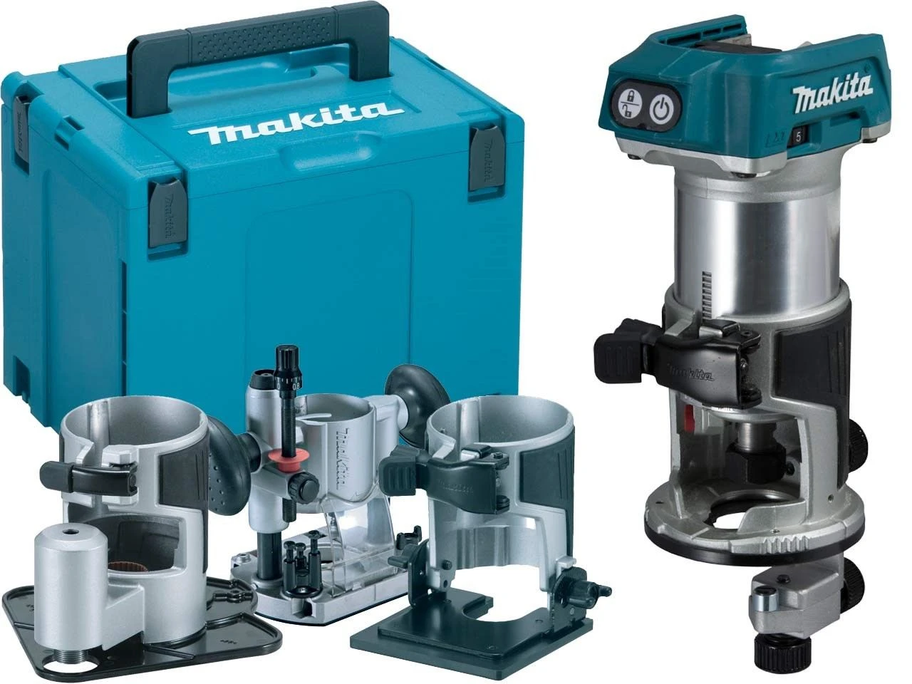 Makita DRT50ZJX3 18V Li-Ion Accu Bovenfrees / Kantenfrees / Trimmer Body In Mbox - Afbeelding 4
